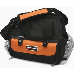 212 MAIN Homak TB00112011 12-Inch Portable Polyester Tool Bag Organizer - Tool Pouch with 11 Pockets, Shoulder Strap for Storage Organization