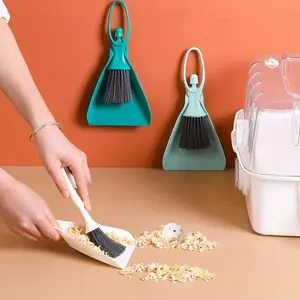 Mini Broom and Dustpan Set, Compact Cleaning Tools for Home and Camping, Small Broom for Detailed Cleanup, Essential Household Gear