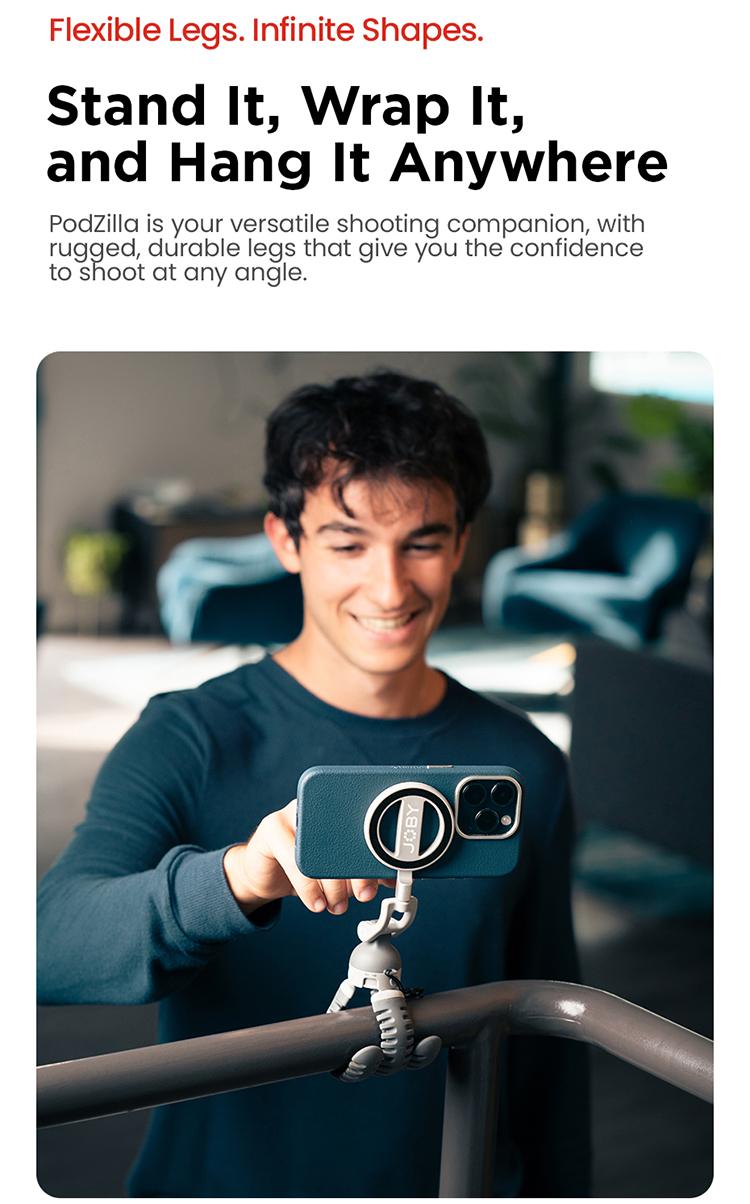 JOBY   PodZilla   Octo   Suction   Tripod