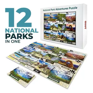 1000 Piece National Parks Puzzle Adventure with Family Story