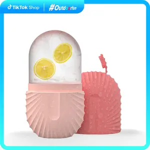 Facial tool，Face ice roller, silicone ice roller, face and eye cube ice roller, eliminate eye bags, reduce migraines, Outdoorfun