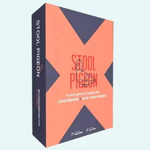 Stool Pigeon | Quick Tactical Pigeon Mafia Card Game You Will Play for Hours! Easy to Teach, Fun for All, Ages 8+, 2-6 Players