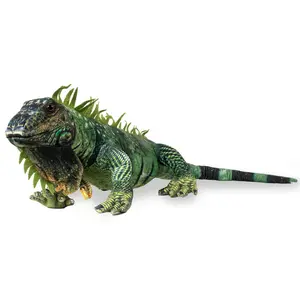 Real Planet™ Green Iguana Realistic Plush Stuffed Animal