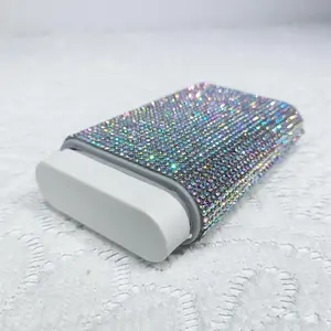 Fashion Rhinestone Full Diamond Rectangular Pill Box, Vitamin Organizer, Stylish Jewelry Organizer, Elegant Storage Case, Perfect Gift for Women