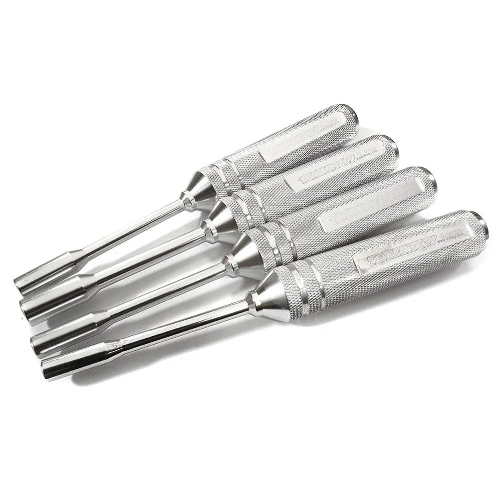 ProGrip Metric Size 6061 Alloy Hex Nut Driver Set (4) 4.5, 5, 5.5 & 7mm