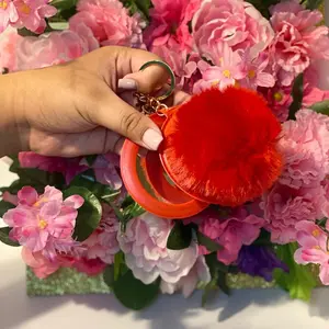 Puffy key chain