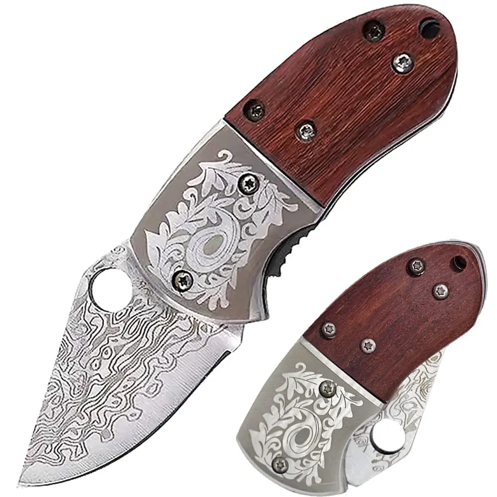 Mini Fruit Knife, Hand in Hand for Outdoor Meat Knife, Outdoor Tool