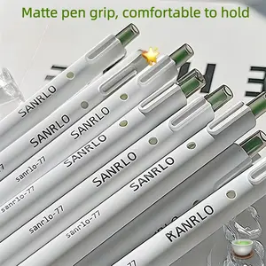 10-Pack Jasmine Tea Pens, Style, High-Profile St Tip, Quick-Dry Click Pen, 0.5mm Ink, Smooth Writing, Office & Study Supplies, Back-To-School Gift