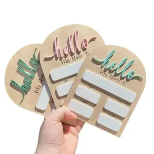 Baby birth announcement sign