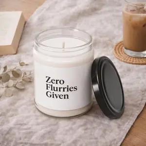 Zero Flurries Given Candle | 9oz Scented Soy Jar | TikTok Made me Buy It