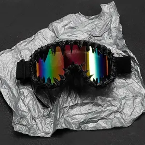 Punk Irregular Sunglasses, Windproof Sports Eyewear - Unisex Windproof Ski Goggles for Outdoor Sports Equipment