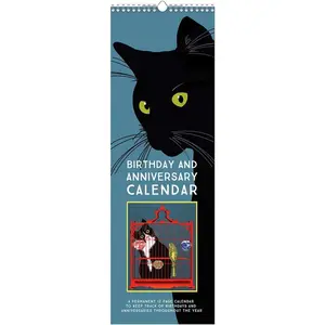 Birthday & Anniversary Perpetual Calendar for Important Family Dates Special Event Calendar Reminder