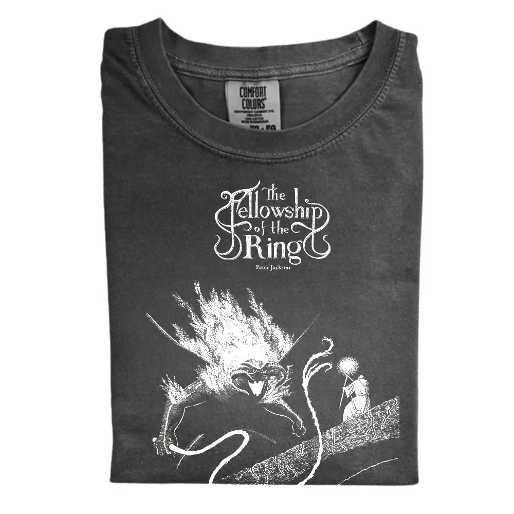 Gandalf vs Balrog Shirt, Lord of the Rings Battle Tee, You Shall Not Pass Graphic Shirt, Fellowship of the Ring Vintage T-shirt, Middle Earth Fan Gift