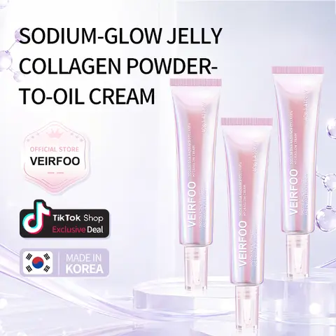Korean Brand VEIRFOO PDRN Liftsnap Flash Cream 40g*3tubes for Rapid Hydration Soothing Instant Redness Relief