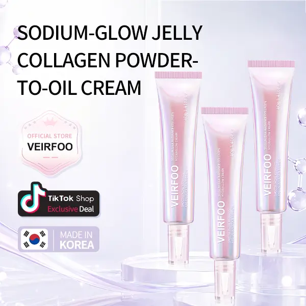 Korean Brand VEIRFOO PDRN Liftsnap Flash Cream 40g*3tubes for Rapid Hydration Soothing Instant Redness Relief