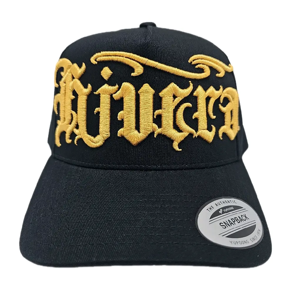 "Rivera" Old English Font Hat