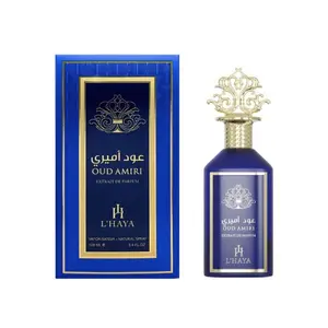 L’ Haya Perfume Oud Amiri Unisex Extrait de Parfum 100 ml - Exotic Fragrance with Elegant Packaging