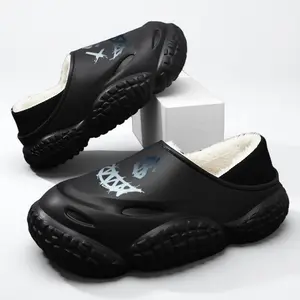 Christmas Cozy Smiles  Plush-Lined Winter Clogs | Warm, Anti-Slip & Fun