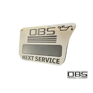 OBS (Left to steering wheel) Oil Service Plate