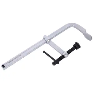 Hdmw Heavy-Duty F-Clamp,Removable Swivel Pad, Deep Throat F Clamp 5-1/2", Heavy Duty Bar Clamp for Welding,16"x5 1/2"