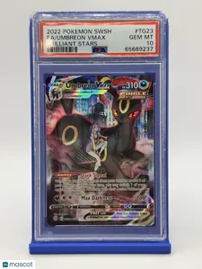 2022 Pokemon—Umbreon VMAX #TG23 Brilliant Stars: Trainer Gallery— Holo PSA 10