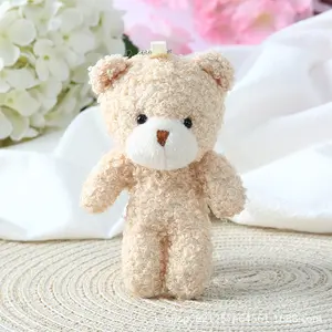 Cute teddy bear doll bear scarf bag pendant plush toy keychain creative doll
