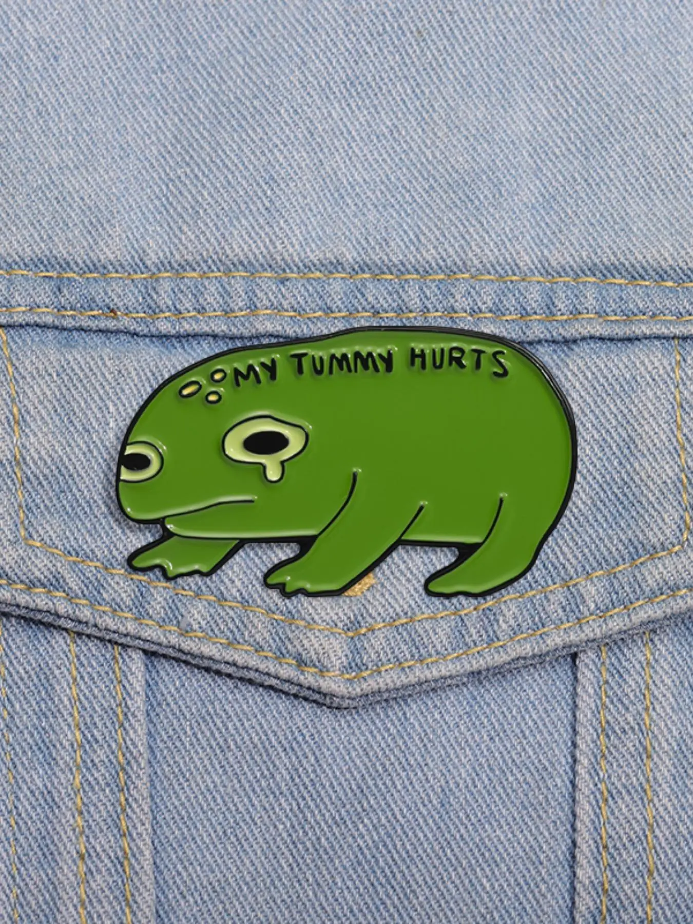 Cute Frog Design Brooch, Fashion Brooch for Women & Men, Men Accessories, Personalized Enamel Pin Suitable for Backpacks, Jeans Decoration, Brooch for Birthday Gift, Mother's Day Gift, Fashion Accessory Clip, Hat Pins, Alloy Brooch Pin