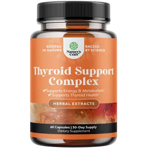 Nature's Craft Thyroid Support Complex - Mood & Energy Dietary Pills Healthcare Fitness