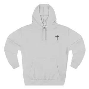 Jesus Saves Hoodie | Cross Chest, Script Back
