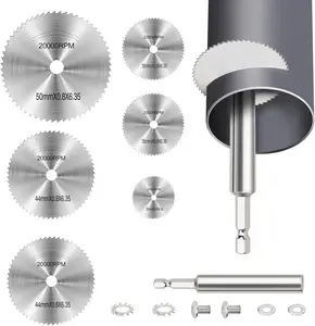 Inside Pipe  for Pvc Pipe, Professional Pvc Pipe  with 6 count Rotary Drill   and 1/4" Hex Shank, Plumber Tools for Big Small Diameter ABS Metal Pipes