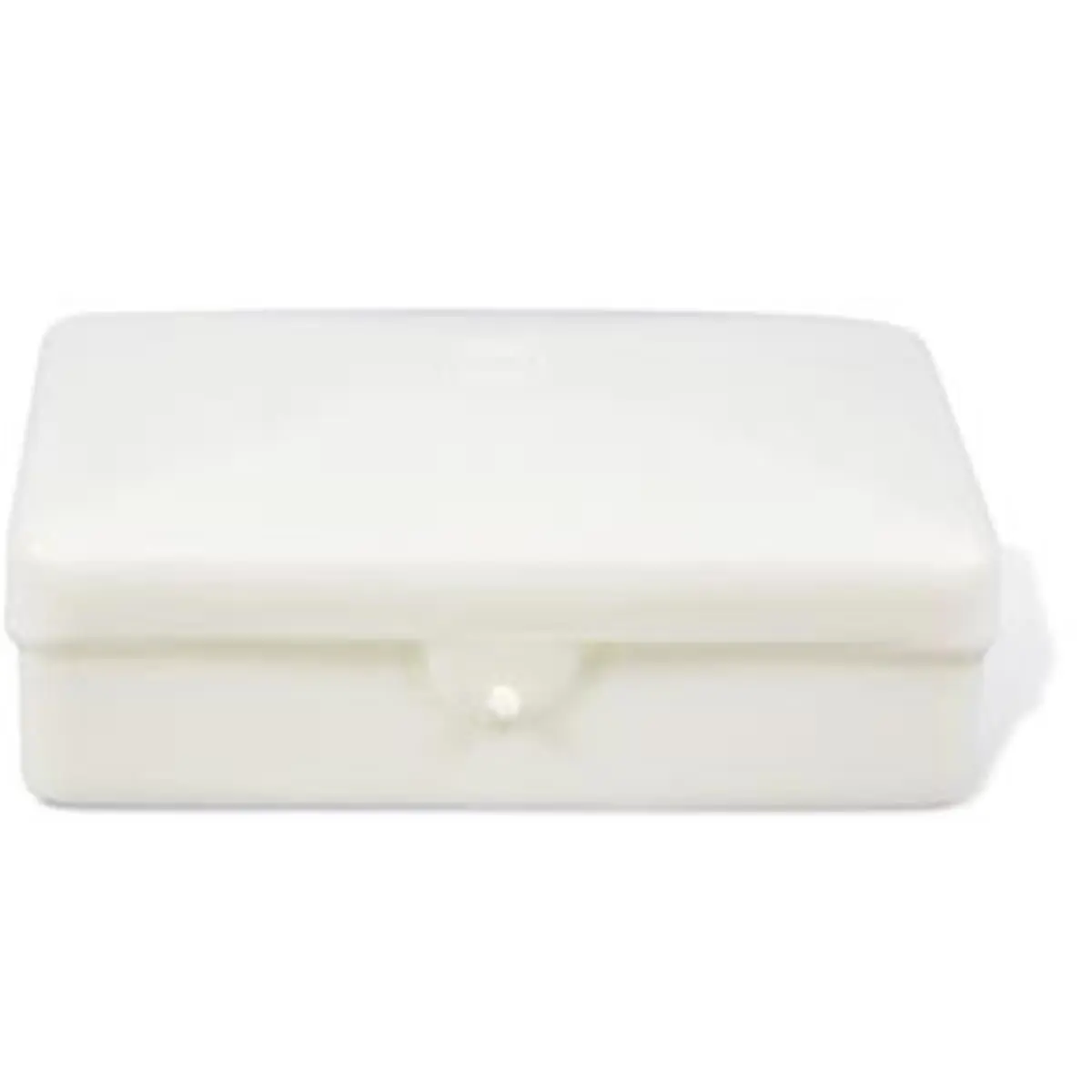 212 MAIN Ivory Hinged Lid Soap Dishes - 100-Piece Packaged Set, Hinged Boxes for Bathroom Organization and Home Dry Storage Supplies, Soap Dish, Packaged Soap Dishes
