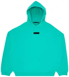 Trending Men's Mint Green Hoodie Y2K Aesthetic Oversized Pullover Streetwear Sweatshirt Cool Fit 242052F