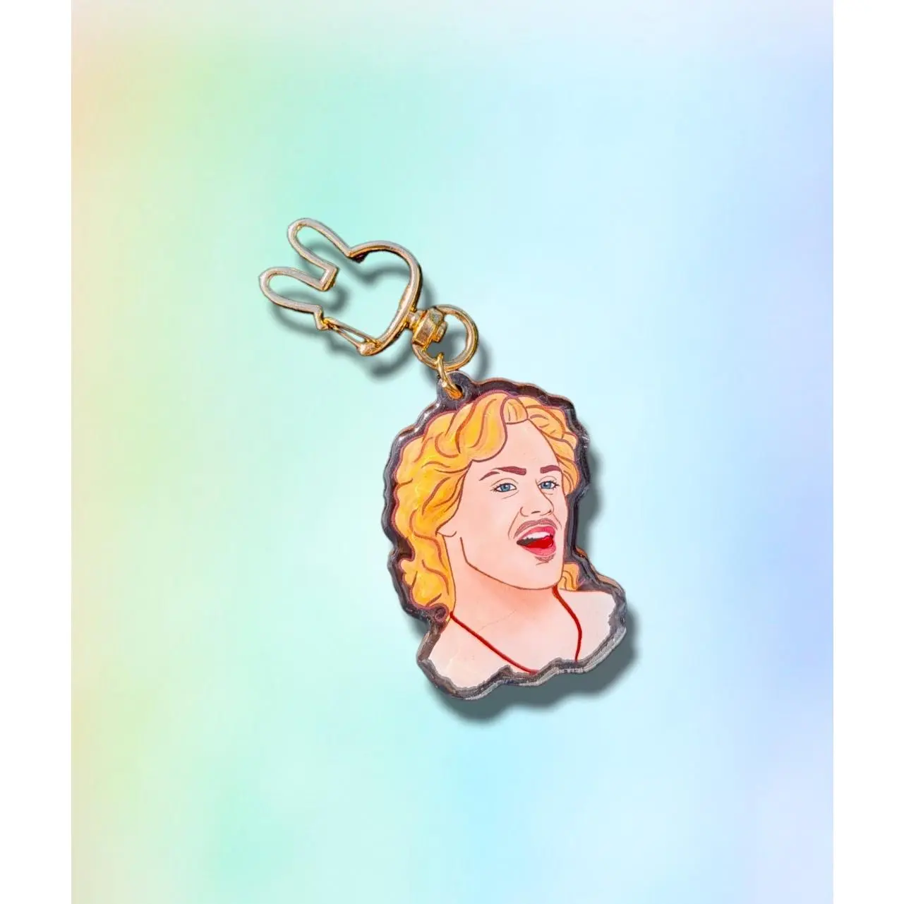 Billy Acrylic Keychain Charm - Stylish Design for Keychain Use