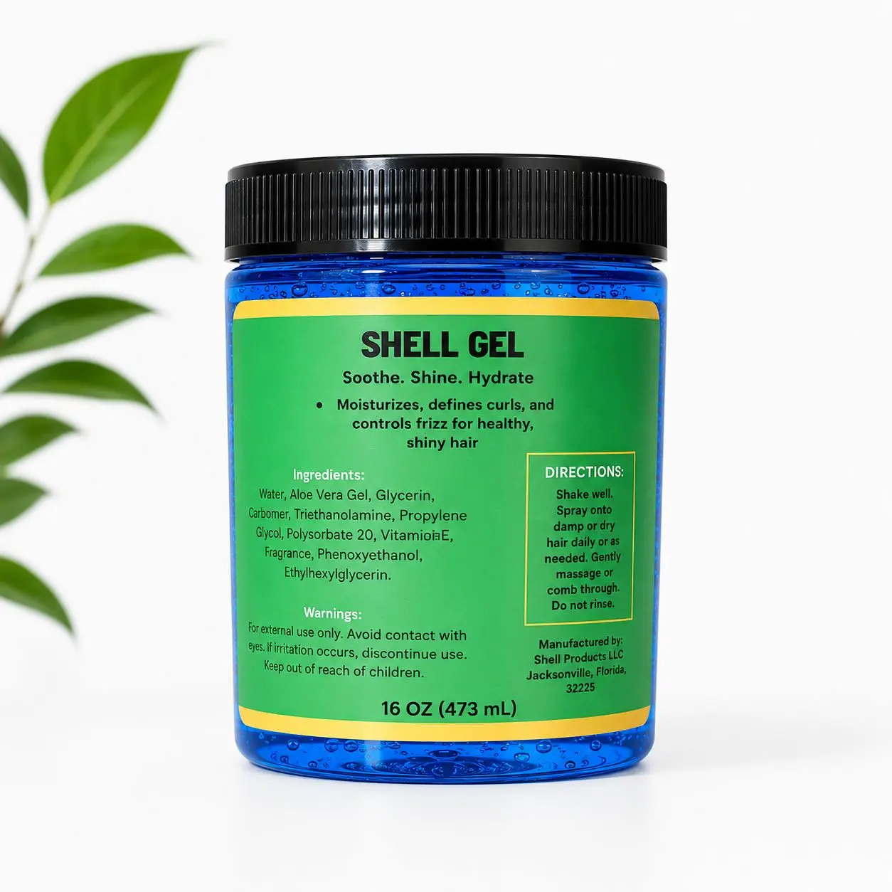 Shell Hair Gel_Hydrate/Moisturize and defines curls Shell Hair Gel_Hydrate/Moisturize and defines curls