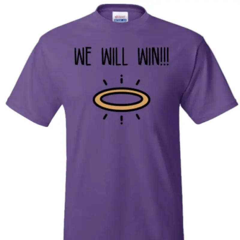 WE WILL WIN!!! T-Shirt : Hanes 5170 5.2 oz., 50/50 EcoSmart T-Shirt Tshirt Shortsleeve Streetwear Top Cotton Ribbed Menswear Classic Crewneck Polyester