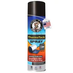 ThermaTack Duct Insulation Wrap Spray | Adhesive for HVAC & Insulation | Professional Use