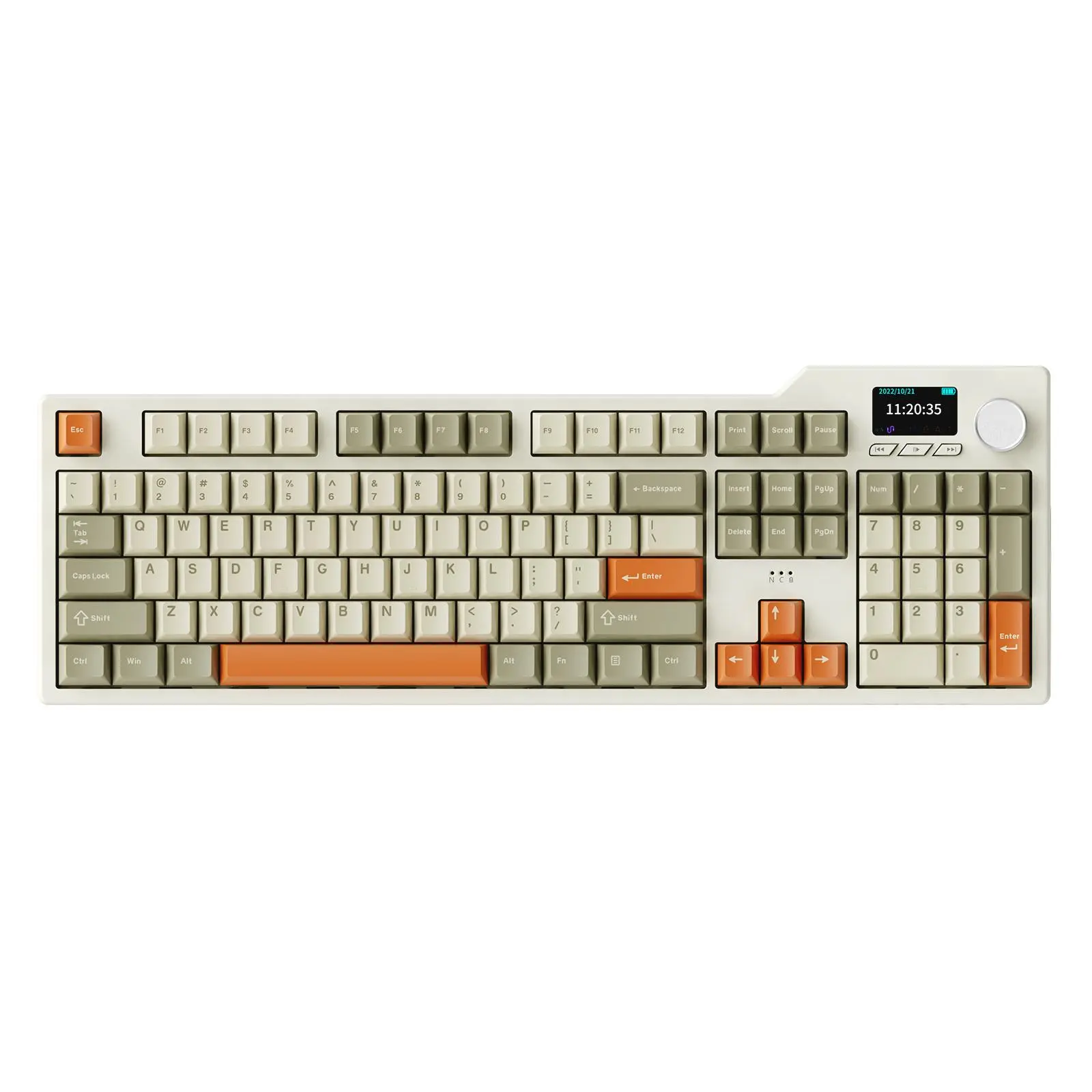AJAZZ AK35I V3 MAX Avocado switch wireless mechanical keyboard RGB three-mode 104-key hot-swappable gaming gaming office 8000mah