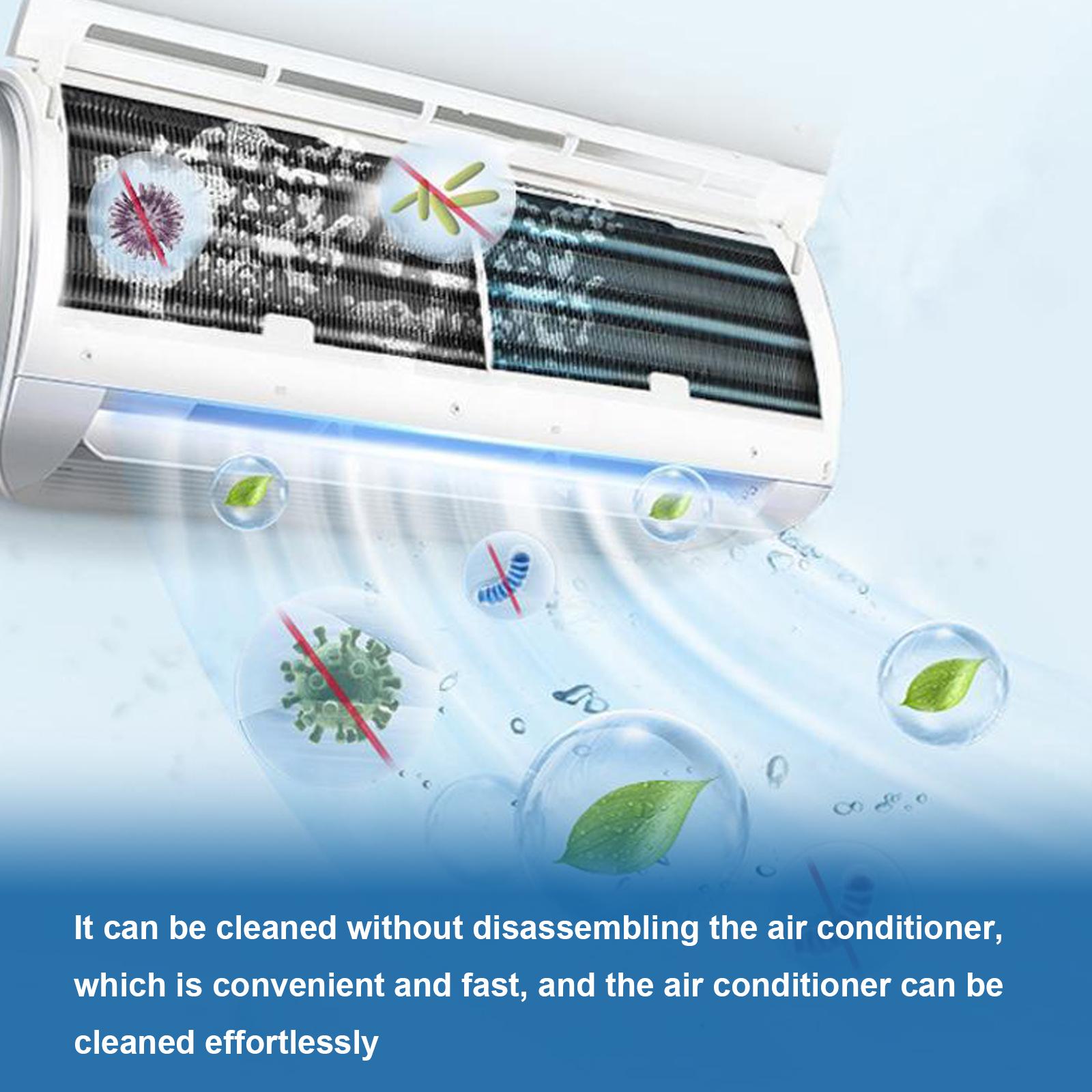 Automotive Air Conditioner Foam Cleaner - Car Deep Cleaning, Maintenance, Engine Flow Sensor Care, Unit Cleansing, Deodorizing, Air Purification
