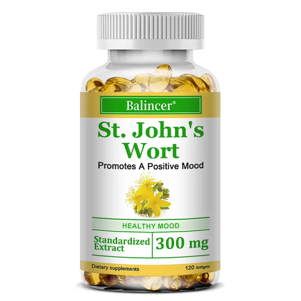 Balincer St. John's Wort Extract Health Supplement , Supports Energy Health and Emotional Relaxation, 120 Capsules
