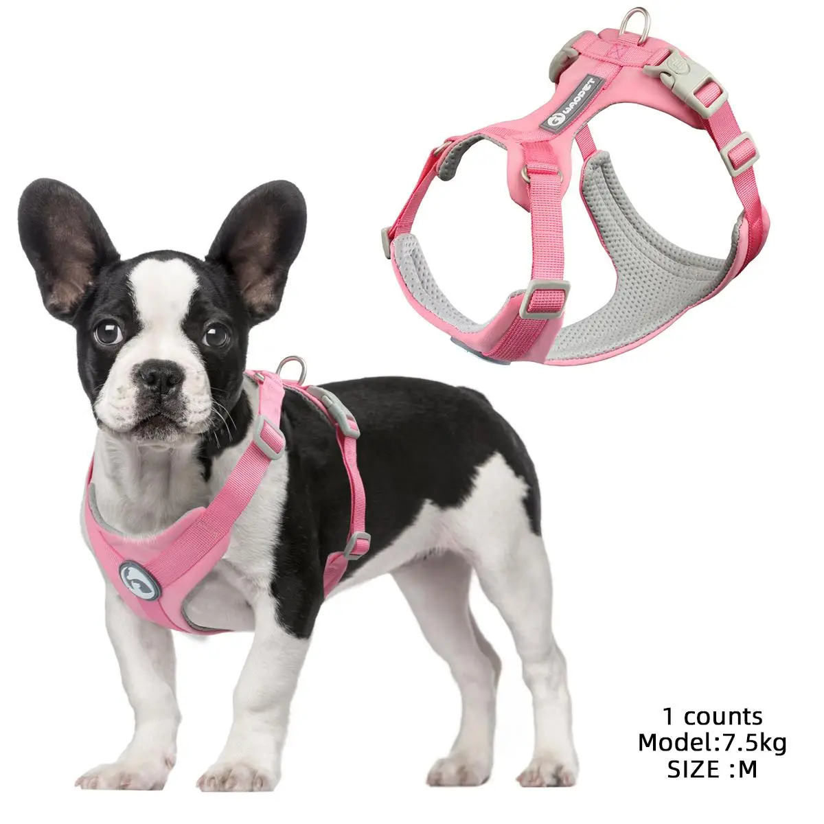 Breathable Mesh Harness for Small and Medium Size Dog, Outdoor Walking Harness, Pet Chest Strap, Light and Breathable Mesh Dog Chest Strap