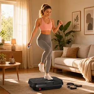 Smart Digital Display Fitness Machine with 250 Speed Levels – Anti-Slip Pads, Comfort Panel, P01-P09 Programs for Home Training
