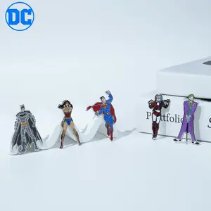 DC Pins Officially Licensed Film Characters, Batman Wonder Woman Superman Harley Quinn The Joker Brooches, Durable Metal Pins, Novelty Couples Gifts, Collectibles for Fans