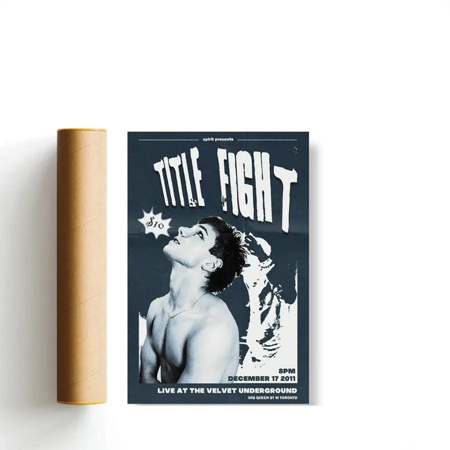 Title Fight Retro Emo Punk Poster Gift For Fans
