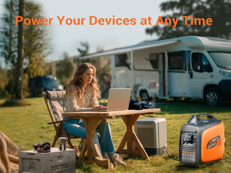 Efurden Portable Inverter Generator 2500W Gas Powered, Long Runtime Gas Generators for Home Use, Camping, Super Quiet Emergency Home Backup, with CO Sensor, EPA Compliant Efurden Portable Inverter Generator 2500W Gas Powered, Long Runtime Gas Generators for Home Use, Camping, Super Quiet Emergency Home Backup, with CO Sensor, EPA Compliant