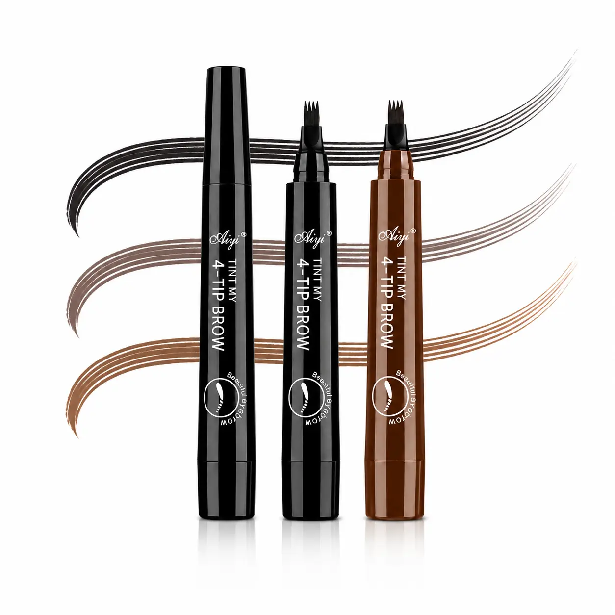 Skyi Tint My 4-Tip Brow - Natural Precise Waterproof Makeup for Long-Lasting Hair-Like Strokes