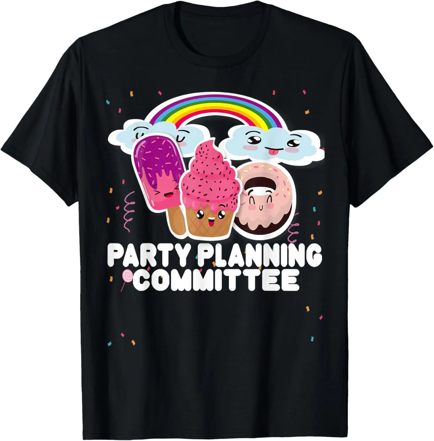 100% Cotton Unisex Party Planning Committee Funny Crew Team for Men and Women T-Shirt