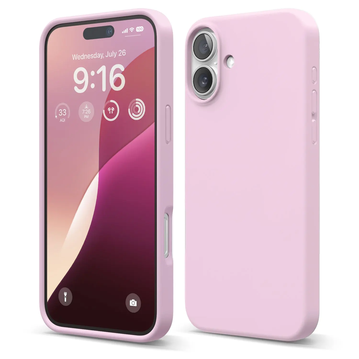 [elago Official] Liquid Silicone Casing for iPhone 16 Plus - Phone Accessories Cover, Shockproof, Grippy, Raised Screen & Camera Protection, Wireless Charging Compatible, 22 Colors, Phone Aesthetic