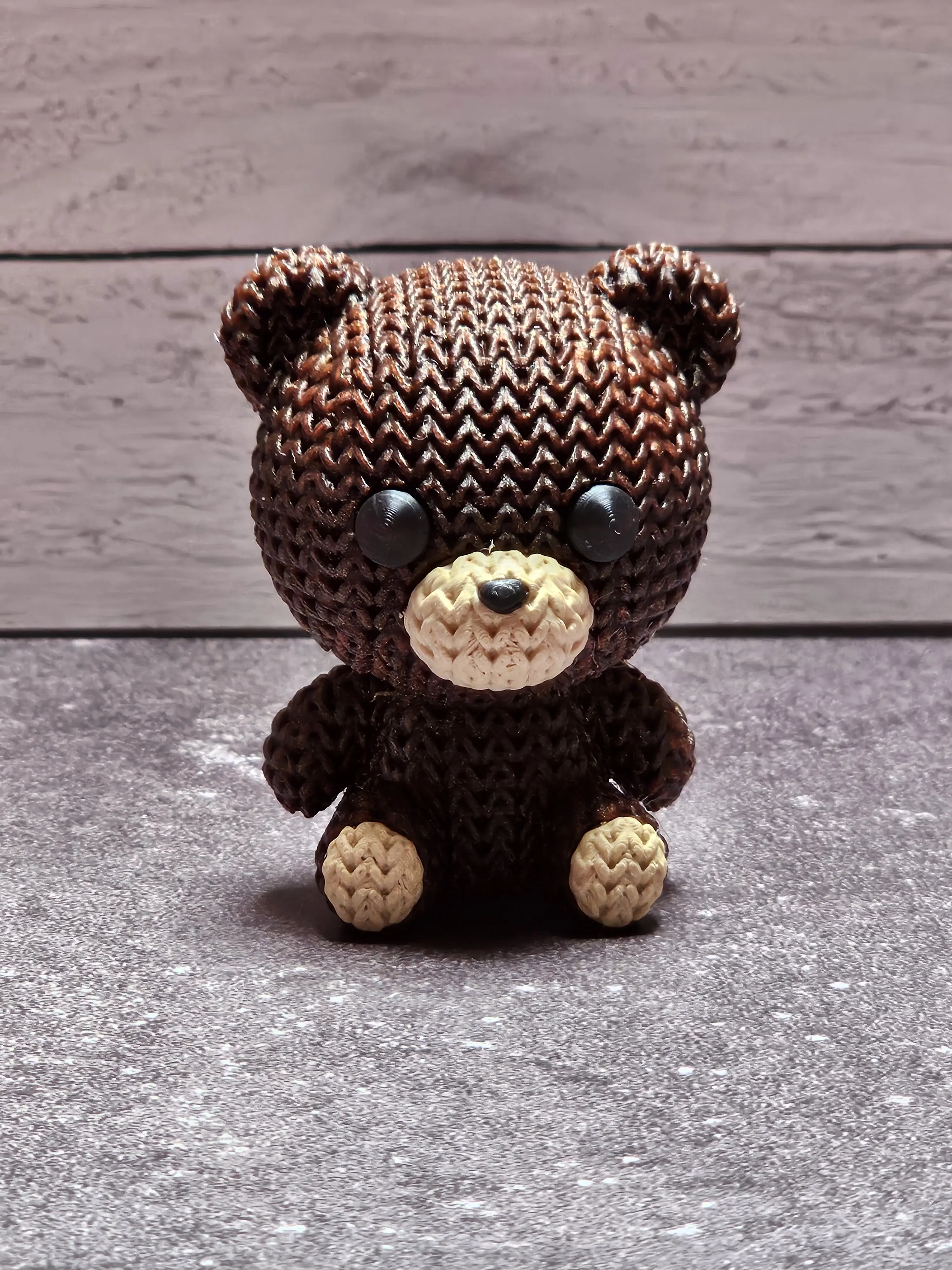 Knitted Teddy Bear - 3D Printed