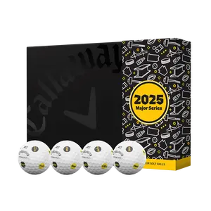 Callaway Golf Chrome Tour Major Series: June Major Golf Balls in White