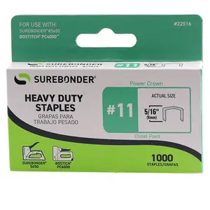 5/16" Heavy Duty Power Crown Staples - 1000 Count | #11 Series